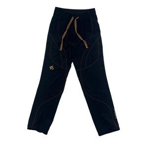 Opedix Black Compression Nylon Spandex 122254 Made in USA Pants Mens Size Small